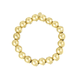 Yehwang Armband 74048 Bracelet dots gold 9 MM - 18.5 CM