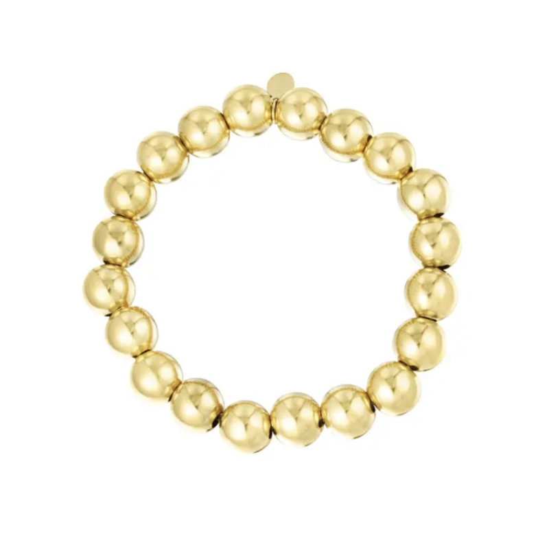 Yehwang Armband 74048 Bracelet dots gold 9 MM - 18.5 CM