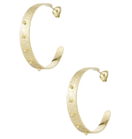 Yehwang Oorbellen 29208 Earrings gold fantasy 4 CM