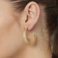Yehwang Oorbellen 29208 Earrings gold fantasy 4 CM
