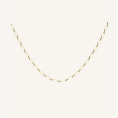 Rosefield Rosefield ketting JNOLG-J543 Oval necklace gold 20 + 4 CM