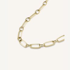 Rosefield Rosefield ketting JNOLG-J543 Oval necklace gold 20 + 4 CM