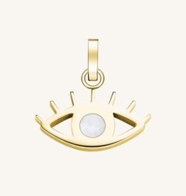 Rosefield Rosefield Bedel PE-Gold-Evileye pendant gold lucky symbol MOP Evil Eye