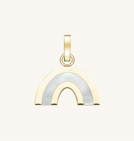 Rosefield Rosefield bedel PE-Gold-Rainbow Pendant gold lucky symbol MOP
