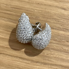 Karma Jewelry Karma Jewelry oorbellen X162S Symbol XL Millie drop earrings 925 silver 15 MM