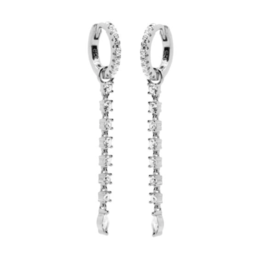 Karma Jewelry Karma Jewelry oorbellen A105S Hinged hoops Aria 925 silver 26 MM