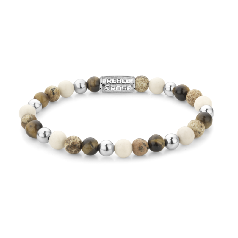Rebel & Rose Rebel & Rose armband kralen RR-60108-S Autumn Love - 6mm