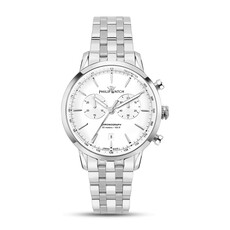Philip Watch Philip Watch R8273680002 Sunray (Zilver/wit/zilver) 41 mm Swiss Made heren horloge