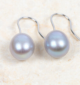 Label Deluxe Collection Label Deluxe oorbellen LDLSI2067702PAG earrings Tahiti Pearls silver 925 rhodinised 2,5 cm 9/10 mm