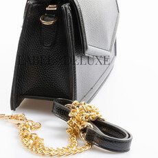 Label Deluxe bag Label Deluxe tas Mae Bag Black gold 23 x 145 x7,5 cm