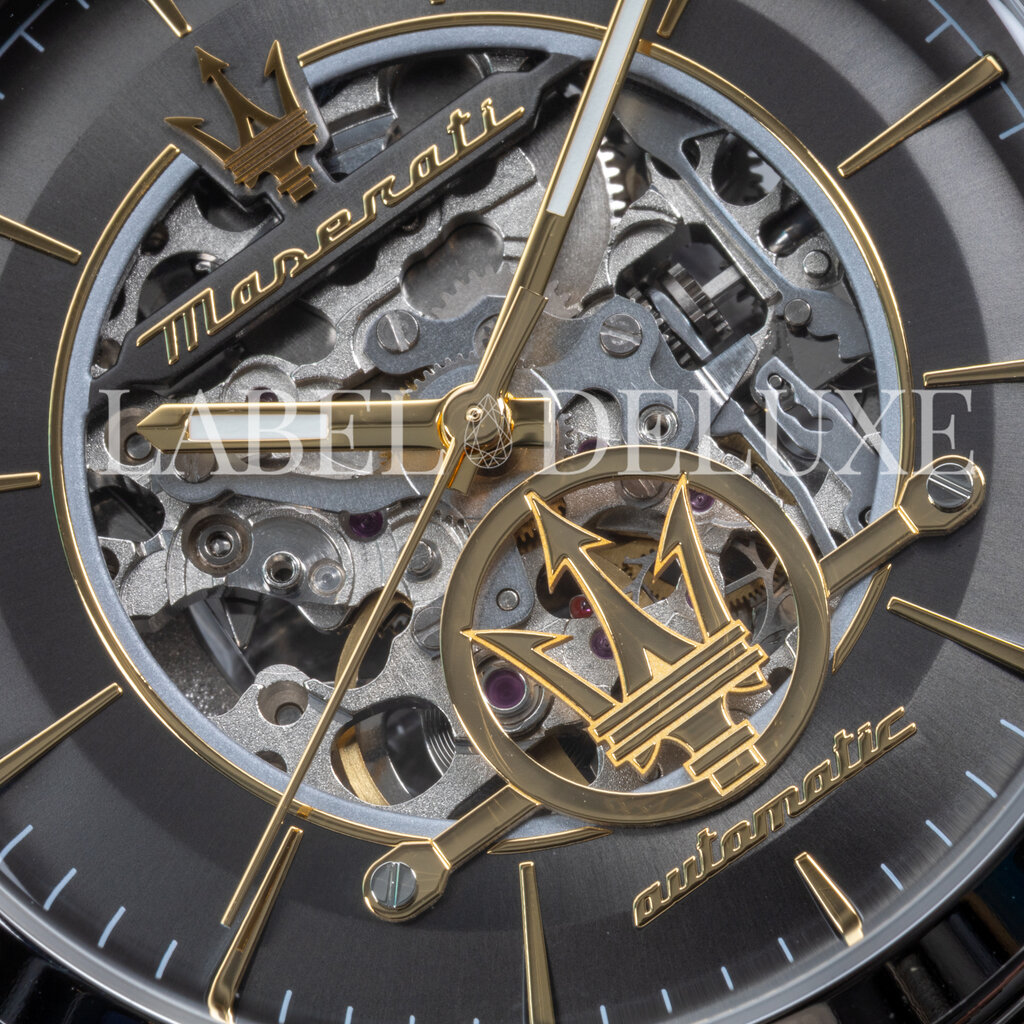 Maserati Maserati R8823118015 Epoca watch automaat (zilver/zwart) 42 mm herenhorloge