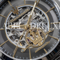 Maserati Maserati R8823118015 Epoca watch automaat (zilver/zwart) 42 mm herenhorloge