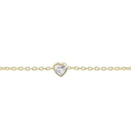 Karma Jewelry Karma jewelry armband 94131GP bracelet Mom heart 925 silver gold plated 16 + 3 cm