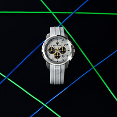 Maserati Maserati R8871621043 Successo watch chronograph gray silver ( grijs zilver ) 42 MM heren horloge