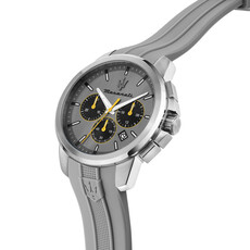 Maserati Maserati R8871621043 Successo watch chronograph gray silver ( grijs zilver ) 42 MM heren horloge