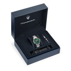 Maserati Maserati R8873624002 Sorpasso special edition watch silver green black ( zilver groen zwart ) 42 MM heren horloge