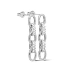 Karma Jewelry Karma Jewelry oorbellen X151S Earrings Symbols XL Maya 925 silver 35 MM