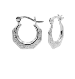 Karma Jewelry Karma Jewelry oorbellen M3153S Earrings plain hoops edit 925 silver 21 MM