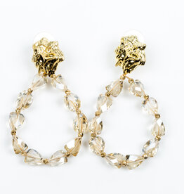 Candy Sweet Candy sweet Oorbellen 05957 Earrings drops gold 7 CM