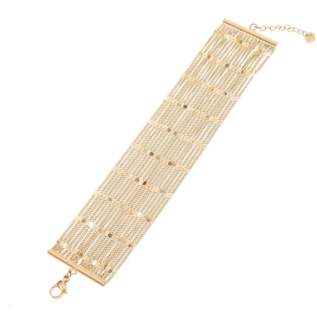 Rose & Camellia Rose & Camellia armband 12501 Bracelet double gold 20 + 3 CM