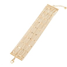 Rose & Camellia Rose & Camellia armband 12501 Bracelet double gold 20 + 3 CM