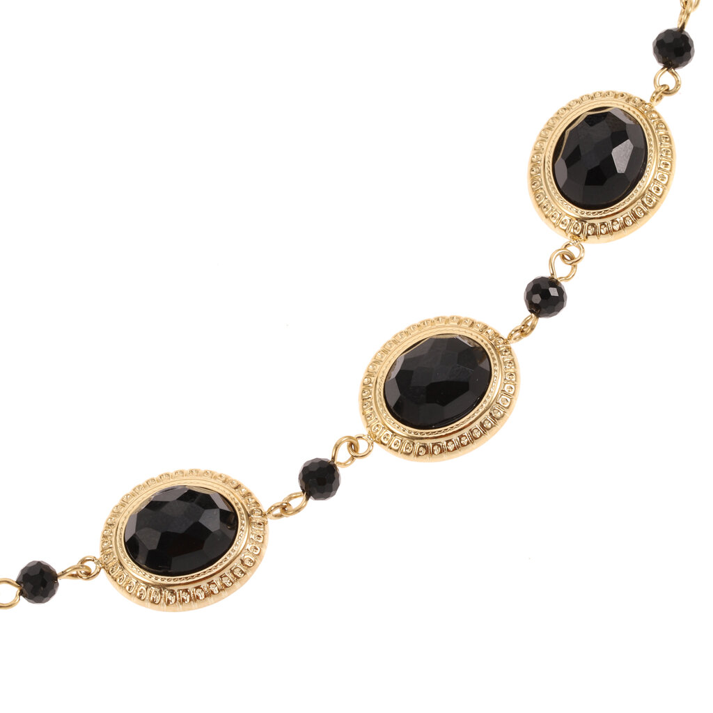 Rose & Camellia Rose & Camilla armband 2502 Bracelet vintage black gold 16 + 3 CM