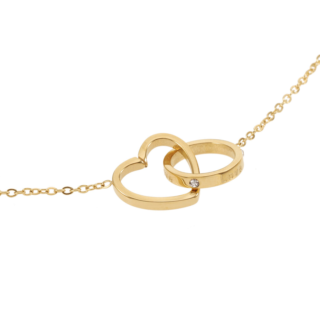 Rose & Camellia Rose & Camellia armband 06951 Infinity heart gold 16 + 3 CM