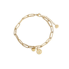Rose & Camellia Rose & Camellia armband 606957 Bracelet smile gold