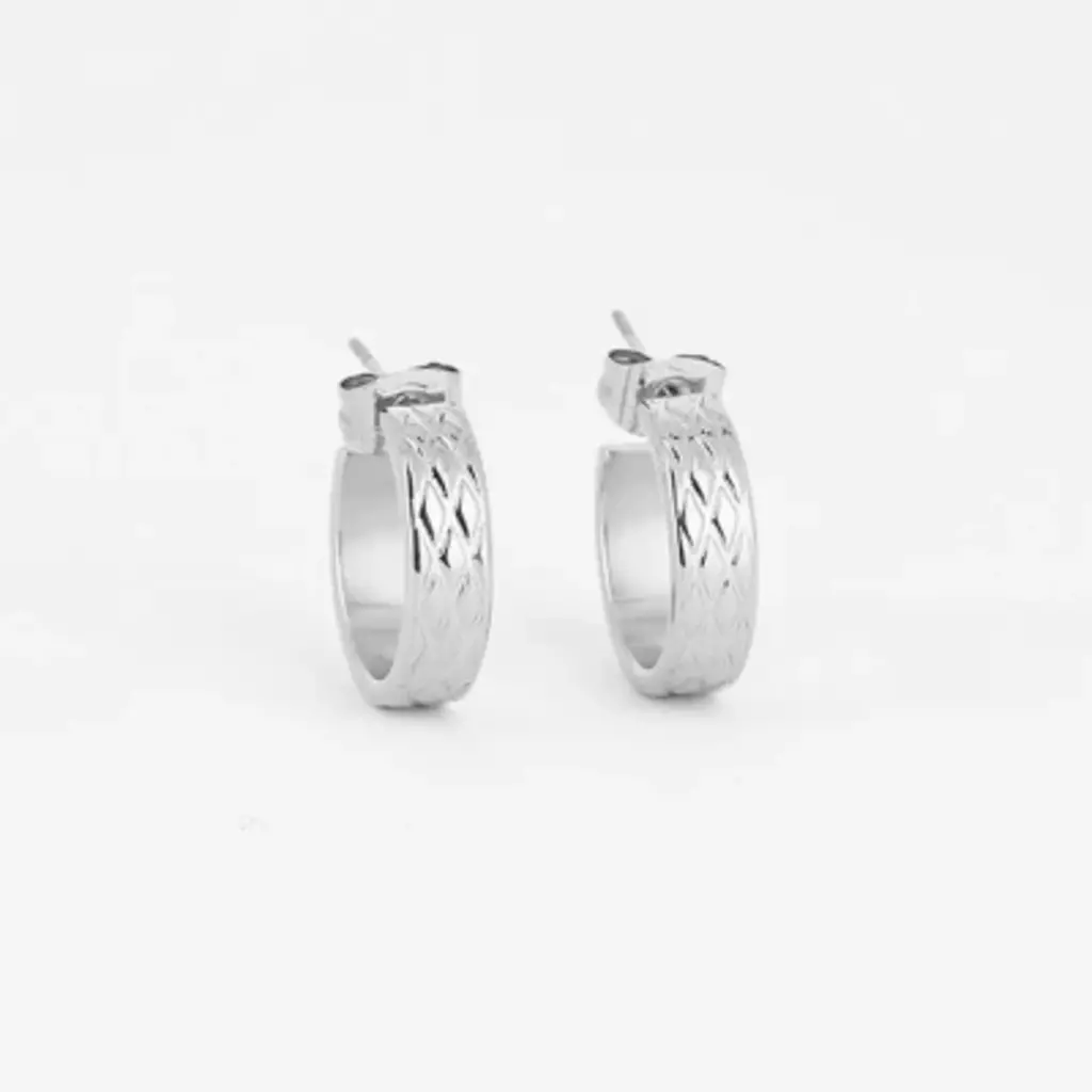 Zag Bijoux ZAG Bijoux SEC14142-00UNI oorbellen zilver 15 MM