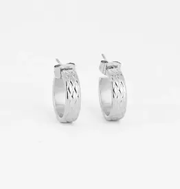 Zag Bijoux ZAG Bijoux SEC14142-00UNI oorbellen zilver 15 MM