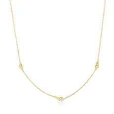 Ania Haie Ania Haie ketting N050-02G Gold Twisted Wave Chain Necklace