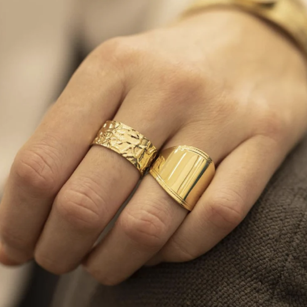 Zag Bijoux Zag Bijoux ring SRR9970 Pompéi Adjustable ring gold 10 MM