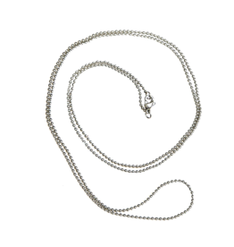 Bauer Basics Bauer Basics ketting zilver balletjes 80 CM