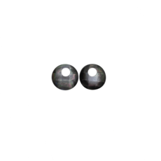 Bauer Basics Bauer Basics oorbel hanger Rond facet geslepen boven Parelmoer zwart 2 CM