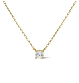 Karma Jewelry Karma Jewelry ketting T309GP Necklace Tess 925 silver gold plated 39 + 5 CM