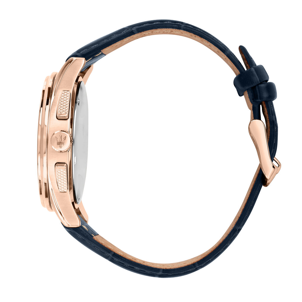 Maserati Maserati R8871624009 Sorpasso Chronograph watch (rose goud/blauw) 42 MM heren horloge