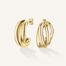 Rosefield Rosefield oorbellen JESTG-J1057 Tangle Earrings Gold 1.7 x 3 x 0.55 CM