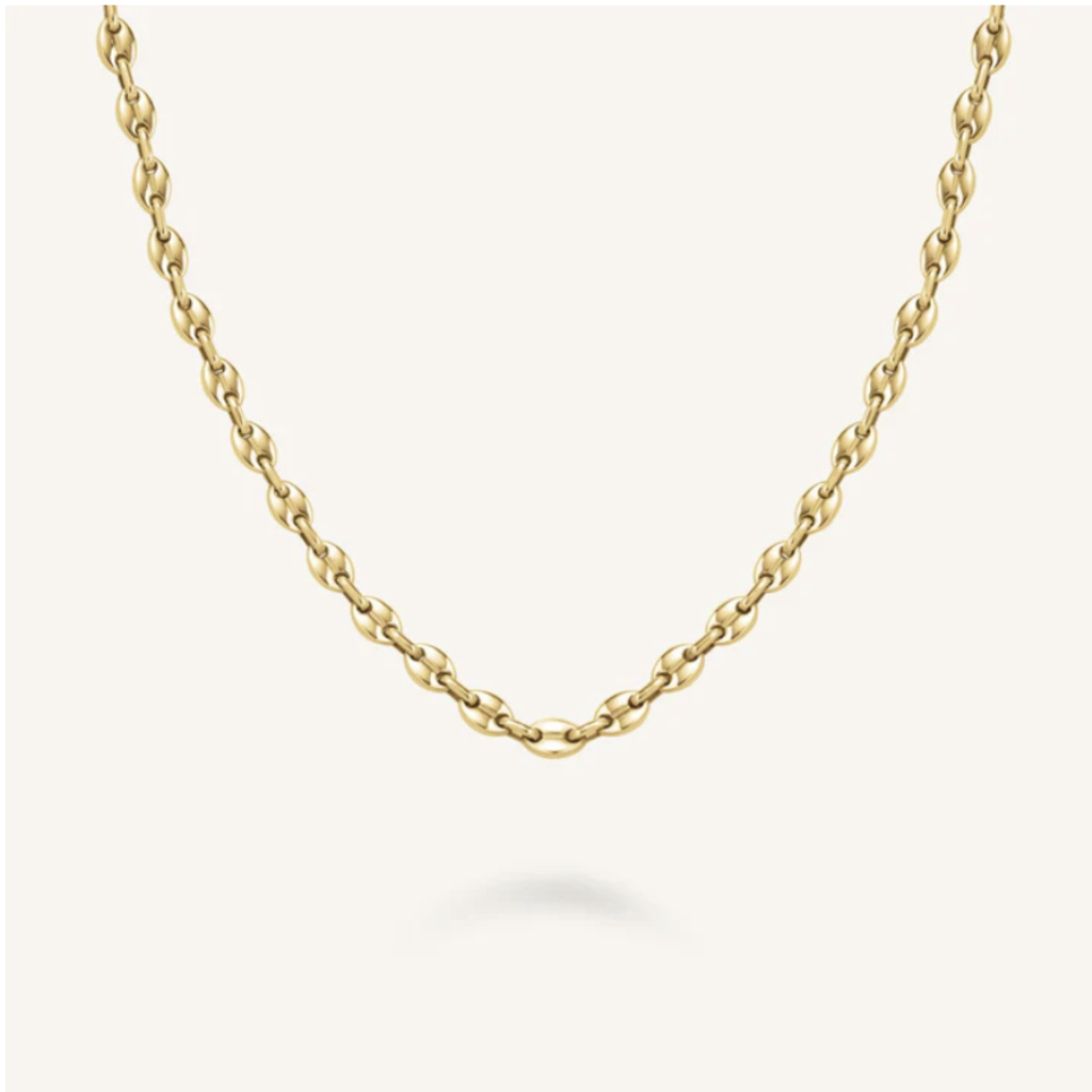 Rosefield Rosefield Ketting JNCSG-J1051 Coffee Bean Necklace gold 42 + 4 CM