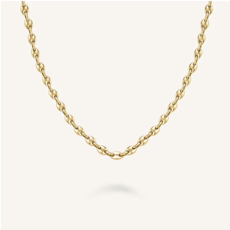 Rosefield Rosefield Ketting JNCSG-J1051 Coffee Bean Necklace gold 42 + 4 CM
