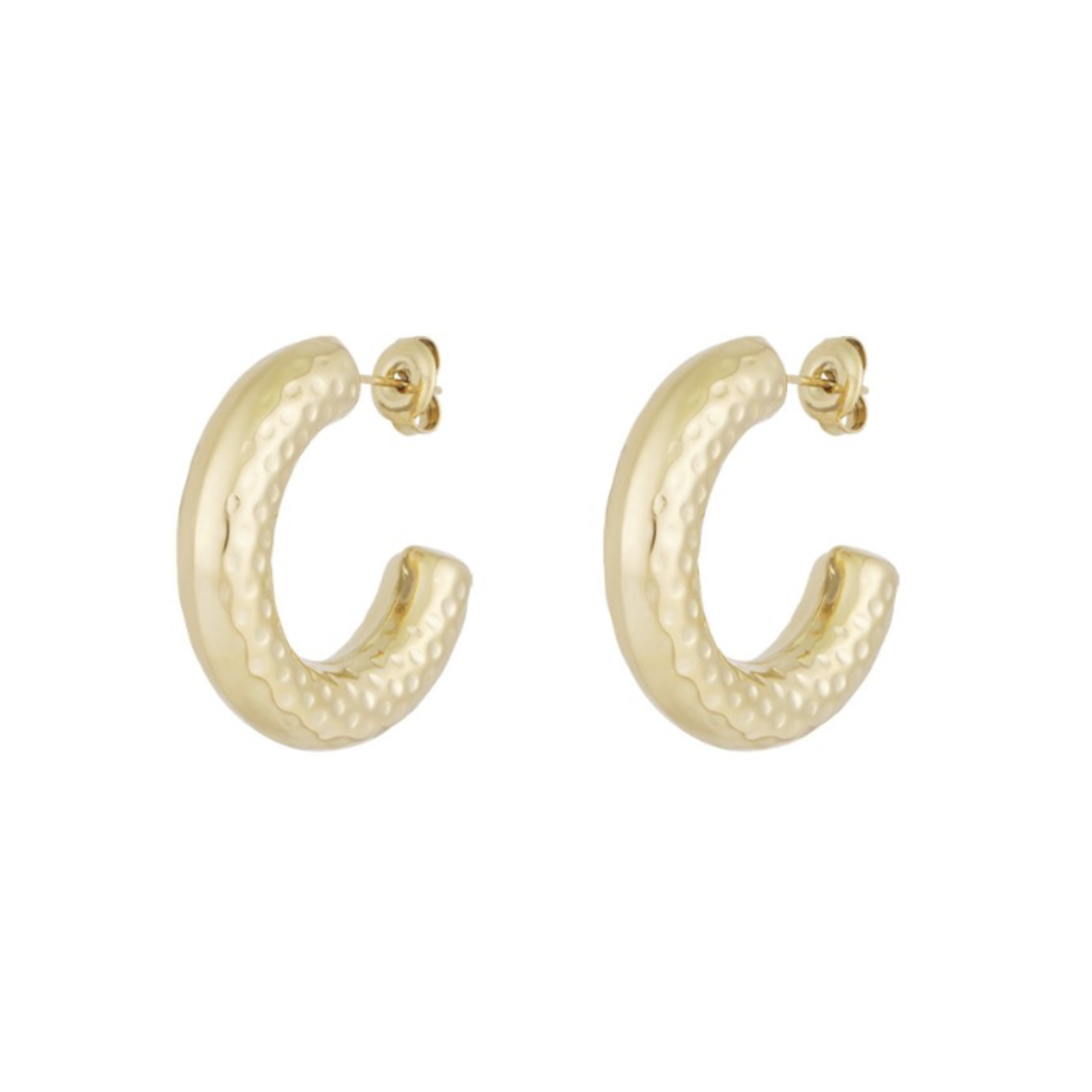 Yehwang Yehwang oorbellen 0293079-188 Earrings Structure gold 2.4 CM