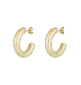 Yehwang Yehwang oorbellen 0293079-188 Earrings Structure gold 2.4 CM