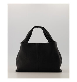 Label Deluxe bag Polly handtas 66791 Black Handbag real leather 26 X 18 X 10 CM