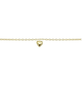 Karma Jewelry Karma jewelry armband 9412 bracelet 3D heart 925 silver gold plated 16 + 3 cm
