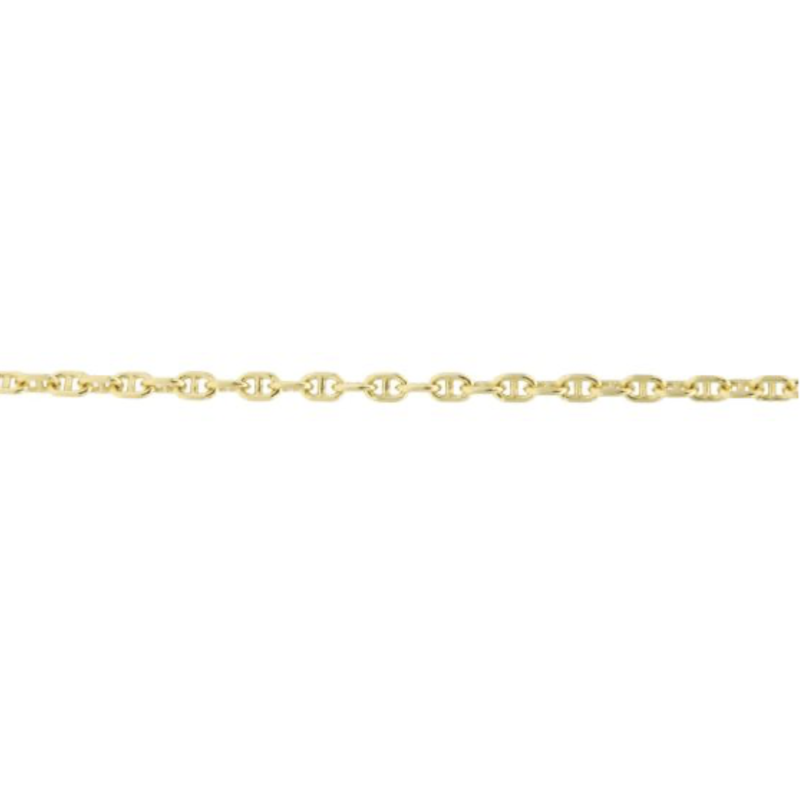 Karma Jewelry Karma jewelry armband 94128GP bracelet Queens chain 925 silver gold plated 16 + 3 cm