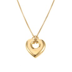 Rose & Camellia Rose & Camellia ketting 08956 Necklace long heart gold 80 + 5 CM