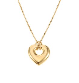 Rose & Camellia Rose & Camellia ketting 08956 Necklace long heart gold 80 + 5 CM