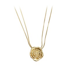 Rose & Camellia Rose & Camellia ketting 11506 Necklace long rose gold 100 CM