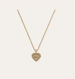 Gas Bijoux Jewelry Gas Bijoux ketting 694014 Necklace Coracao Heart with stones Necklace