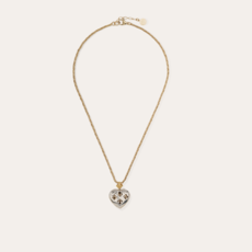 Gas Bijoux Jewelry Gas Bijoux ketting 694014 Necklace Coracao Heart with stones Necklace