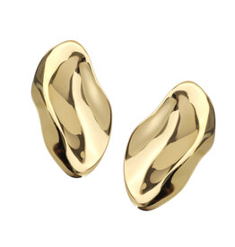 Rose & Camellia Rose & Camellia oorbellen 12504 Earrings Fantasy big gold 7 CM